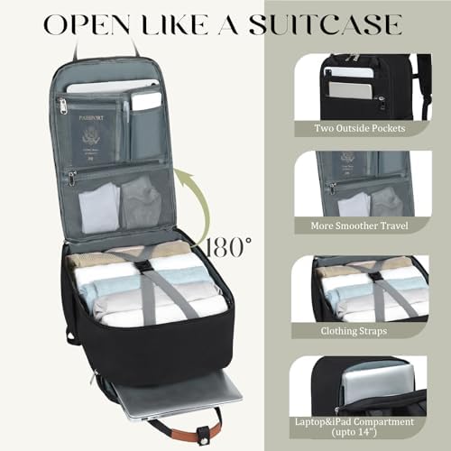 Designed for Ryanair Cabin Bags 40x20x25 Underseat Hand Luggage Bag Carry on Travel Backpack Cabin Size Small Under Seat Cabin Bag Flight Rucksack for Women Backpacks for Ryan Air Case - Image 5