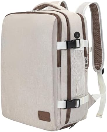 Travel Backpack Cabin Size Womens Laptop Backpack Mens for Ryanair Cabin Bags Casual Daypack for Hiking,Work,Carry On Bag for Wizz Air, for Easyjet, for 15.6 Inch Laptop