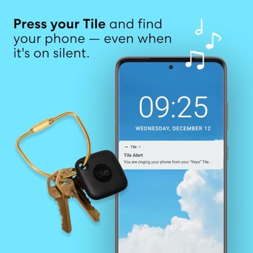 Tile Mate (2022) Bluetooth Item Finder, 1 Pack, 60m finding range, works with Alexa & Google Home, iOS & Android Compatible, Find your Keys, Remotes & More, Black - Image 5