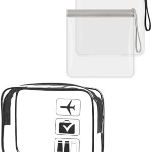 3-Piece Set Toiletry Bag, Travel Essentials, Clear Travel Toiletries Bag, Portable Waterproof Cosmetic Bags, Toiletry Bags for Accessories Wash for Women and Men