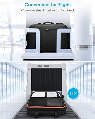 HOMIEE Carry on Travel Backpack Cabin Size, Expandable 30 40L Flight Approved Cabin Bag Hand Luggage Suitcase Backpacks Fit 15.6 Inch Laptop, Anti Theft Casual Daypack Water Resistant Hiking Rucksacks - Image 3