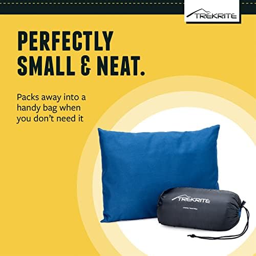 Small Travel and Camping Pillow – Compact/Pack Away Cushion with Removable Washable Cover - Image 4
