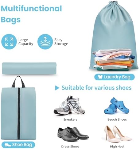 Packing Cubes for Suitcase 8 Set, Lightweight Luggage Packing Organizers Packing Cubes for Travel Accessories - Image 6