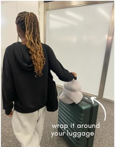travel pillow- 2 in 1 Probably the most versatile travel pillow in the world ! Ultra soft & Breathable 100% Bamboo Raylon Luxury material | neck pillow for travel | travel pillow for airplane - Image 4