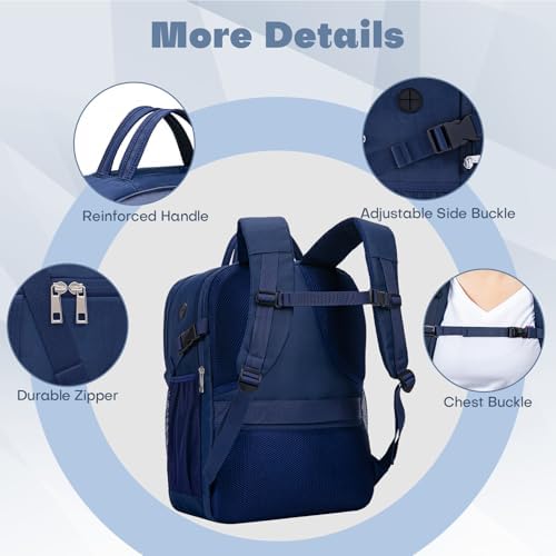 for Easyjet Cabin Bag 45x36x20 Underseat Hand Luggage Travel Backpack Rucksack Carry ons for Women Men - Image 7