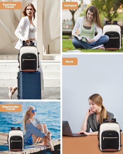 LOVEVOOK Travel Backpack Cabin Size for Women, 40L Carry On Easyjet Ryanair 45x36x20 Backpacks, Large Hand Luggage Rucksack for Airplanes, Flight Approved Suitcase Daypacks Bag - Image 6