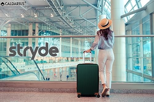 Medium Luggage | Durable Suitcases | Lightweight & Secure with Combination Lock | Smooth 4 Dual Spinner Wheels | Ideal Travel Bag & Luggage Sets (Dark Green, Medium 24'') - Image 6