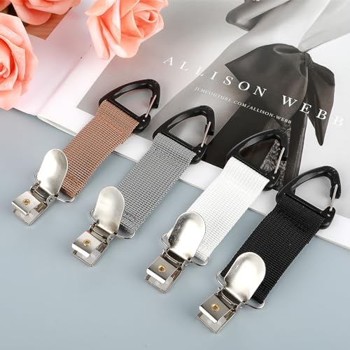 Mabor 4pcs Hat Clips for Travel on Bag,Hat Clip,Hands-Free Quick Access & Removal,Travel Accessories,Outdoor Bags, Backpacks, Purses,Beach Hat Totes for Women Girls Beach - Image 2