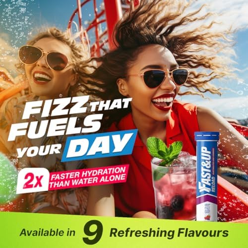 Fast&Up Reload – Mixed Berry - Instant Electrolytes & Hydration - 20 Effervescent Tablets - Image 2