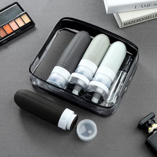 Gemice 16 Pack Travel Bottles Set, CAA Approved Leak Proof Silicone Squeezable Containers for Toiletries, Refillable Accessories 60ml 90ml for Conditioner, Shampoo, Lotion & Body Wash (BPA Free) - Image 7