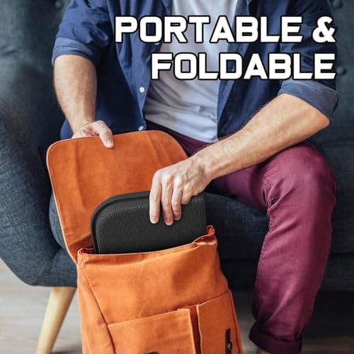 Seat Cushion Foldable Ergonomic Seat Cushion Portable Travel Chair Cushion Breathable Comfortable Orthopaedic for Car & Office Chair Wheelchair - Image 5