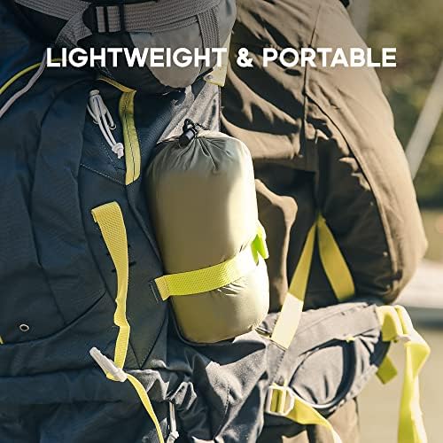 Sonive Camping Blanket Ultralight Multifunctional Warm Travel Outdoor, waterproof,Lightweight Portable with Carry Bag for Stadium, Picnic, Camping, Beach, Dogs,Army green,71x101 cm - Image 6