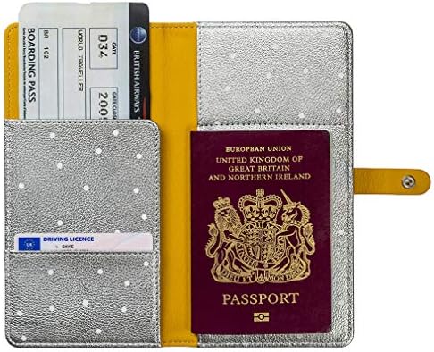Busy B Travel Wallet - Faux Leather Travel Wallet with Space for Passport and documents - Image 6