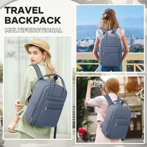Ryanair Cabin Bags 40x20x25 Underseat Travel Backpack Cabin Size Bag 45x36x20 New Easyjet Backpack Carry on Backpacks for Airplanes Rucksack for Plane Hand Luggage Women Men,Blue Purple S - Image 6