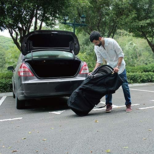 INFANZIA 115L Travel Duffle Bag - 45 Inch Extra Large Sports Duffel Luggage Equipment Storage Bag with Upgraded Zipper, Sturdy & Water Resistant, Black - Image 5