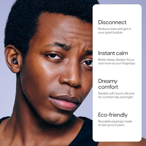 Loop Quiet 2 Ear Plugs – Ultra-Comfy Reusable Noise-Reducing Earplugs for Sleep, Deep Focus, Travel, Noise Sensitivity | Flexible Hearing Protection | Customizable Fit | 24dB (SNR) Noise Reduction - Image 2