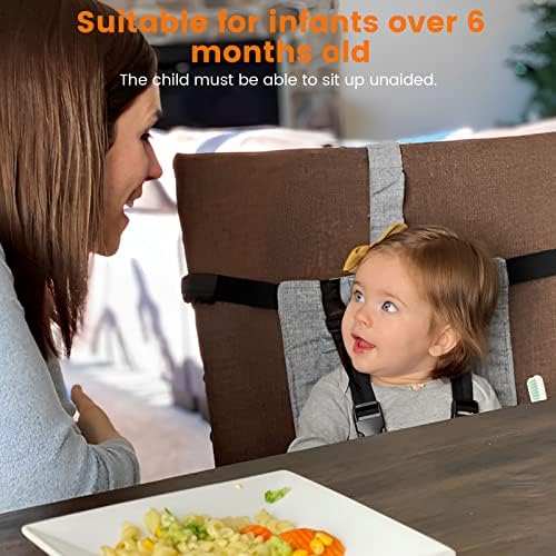 Baby Chair Safety Seats with Straps High Chair Harness Seat Toddler Travel high Chair seat Travel Booster Seat highchair Harness Portable Seat Strap for Travel/Home/Restaurants/Shopping - Image 5