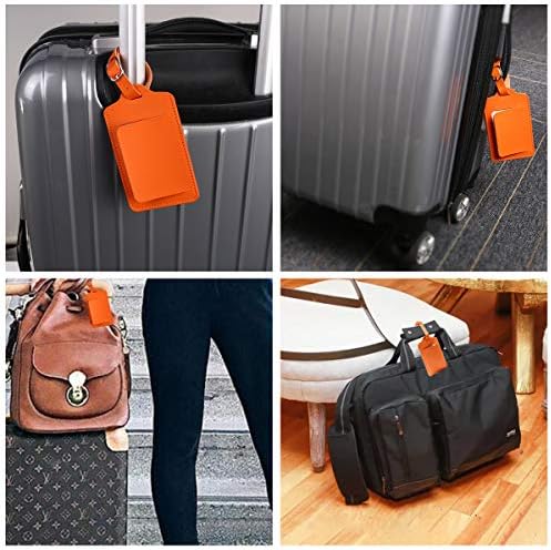 flintronic Travel Luggage Tags, 2PCS Baggage Labels, Suitcase ID Tags, Handbag Tag Labels, Luggage Suitcases Tags for Preventing Loss of Bags and Suitcases - Image 5