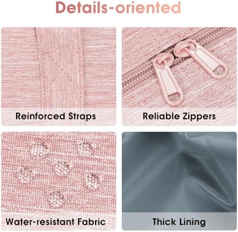 for Easyjet Cabin Bag 45X36X20 Underseat Travel Duffel Bag Holdall Tote with Wet Pocket Carry on Luggage Overnight for Women and Men 25L (Pink) - Image 7