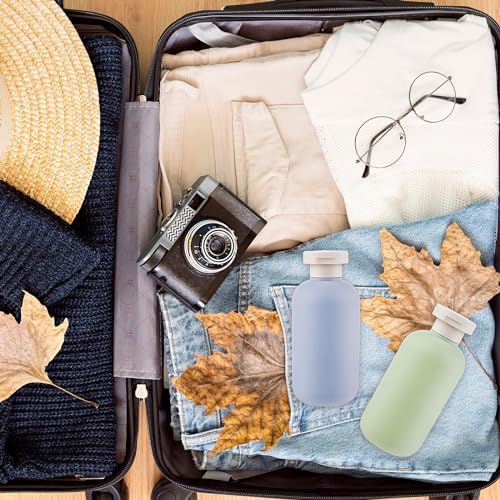 2Pcs Silicone Travel Bottles, 200ML Leak Proof Squeeze Travel Containers, Refillable Portable Empty Travel Size Bottles Accessories Containers for Toiletries,Shampoo and Conditioner - Image 7
