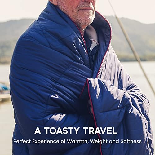Sonive Camping Blanket Ultralight Multifunctional Warm Travel Outdoor, waterproof,Lightweight Portable with Carry Bag for Stadium, Picnic, Camping, Beach, Dogs,Army green,71x101 cm - Image 2