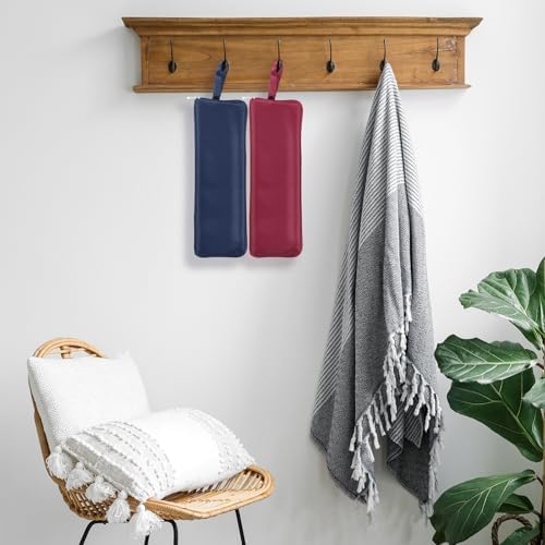 sourcing map Wet Umbrellas Bag, 11 x 5 Inch Waterproof Oxford Cloth Reversible Umbrellas Sleeve Cover Portable Waterproof Case for Wet Travel Folding Umbrellas Travel Home Outdoor, Dark Blue - Image 5