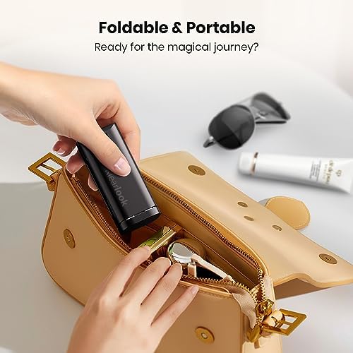 Airplane in Flight Phone Holder,Klealook 4 in 1 Adjustable Phone Stand for Travel,360°Rotating Desk Clamp,Portable Foldable Hook,Universal Mount for Home/Office-Black - Image 7