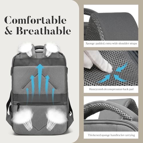 for Ryanair Cabin Bags 40x20x25 Underseat Carry-ons, Water-Resistant Travel Backpack Cabin Size, Hand Luggage Bag for Airplane with Anti-Theft Pocket - Image 7