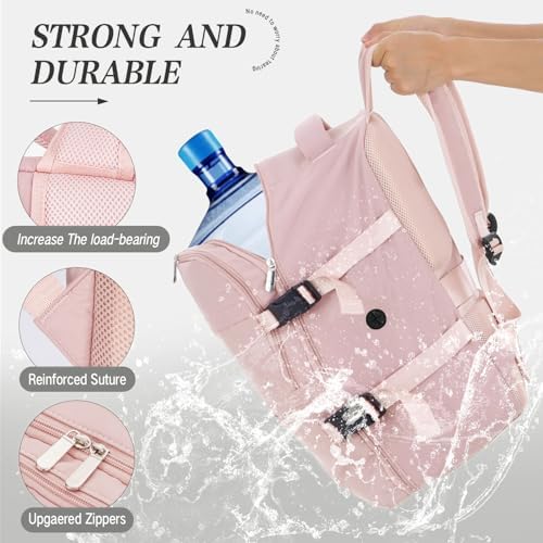 for Ryanair Cabin Bags 40x20x25 Underseat Cabin Bag Carry-ons Hand Luggage Bag Travel Backpack Cabin Size for Ryanair Backpack with Charging Port, Trolley Sleeve, Anti Theft Pocket - Image 6