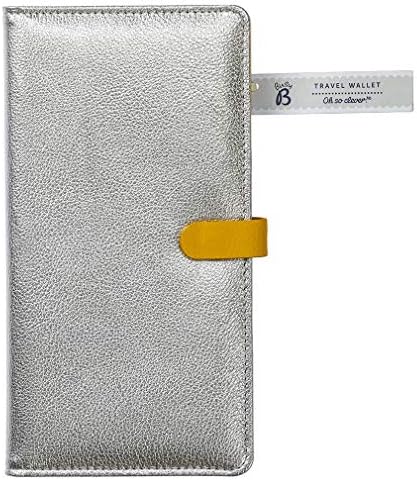 Busy B Travel Wallet - Faux Leather Travel Wallet with Space for Passport and documents