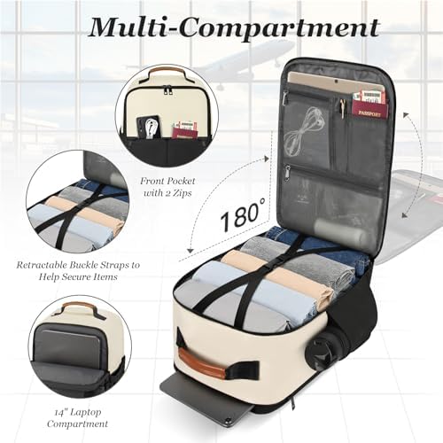 Cabin Bags 40x20x25 for Ryanair Underseat Carry-Ons Travel Backpack, Hand Luggage Backpack Cabin Size 20L, Laptop Backpacks Small Travel Bag - Image 4