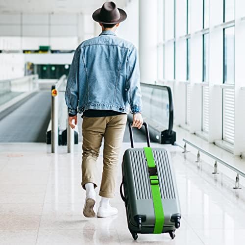 Luggage Straps for Suitcase 4 Pack, Heavy Duty Adjustable Suitcase Straps with Buckle, Luggage Belts Identifier Bands for Travel Case, 3.8x200CM - Image 6