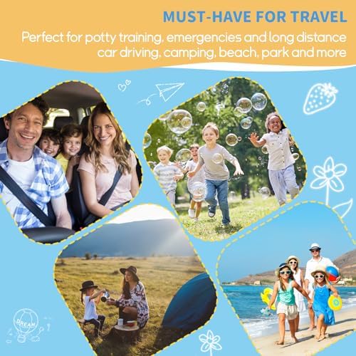 ONEDONE Portable Baby Child Potty Urinal Emergency Toilet for Camping Car Travel and Kid Potty Pee Training (boy) - Image 6