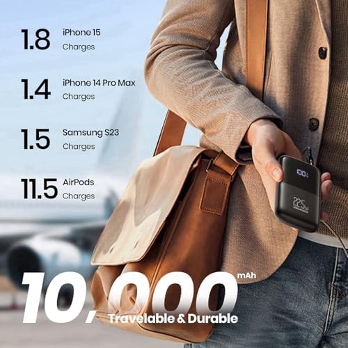 INIU Power Bank, 22.5W Fast Charging 10000mAh Battery Pack USB C Input & Output Portable Charger, PD3.0 QC4.0 Mini Portable Battery Bank for iPhone 16 15 14 13 Pro Max Mini Plus Samsung S22 S21 - Image 10