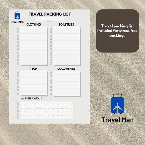 Travel Toiletries Set For Men - Mini Toiletries Travel Kit With Travel Size Essentials, Airport Approved Liquids And Clear Travel Bag With Travel Man Checklist - Image 6