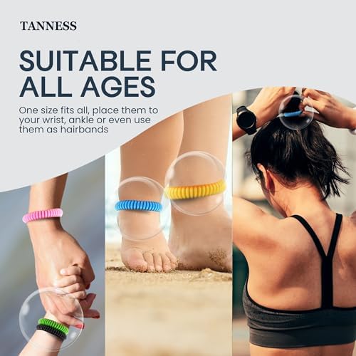 12 Pack Mosquito Repellent Bracelet | Non-Toxic Deet-Free Outdoor Bug Mosquito Bands | Insect Repellent, Waterproof Insect Repellent Bands Travel Essentials for Kids & Adults - Image 3