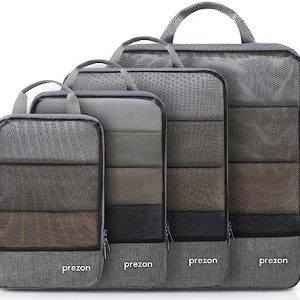 Compression Packing Cubes, Luggage Organiser Set, Extensible Suitcase Organiser, Packing Organisers for Suitcases, Packing Cubes for Travel or Home Storage