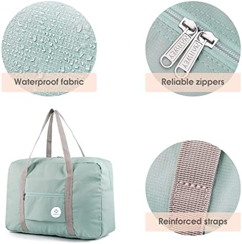 for Airlines Underseat Cabin Bag 45x36x20 Foldable Travel Duffel Bag Holdall Tote Carry on Luggage Overnight for Women and Men 25L - Image 6