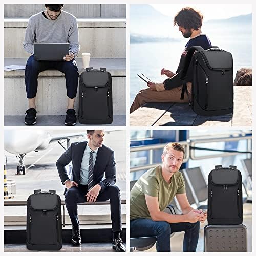 BANGE Backpack Business Smart Backpack Waterproof fit 15.6 Inch Laptop Backpack with USB Charging Port,Travel Durable Backpack - Image 7