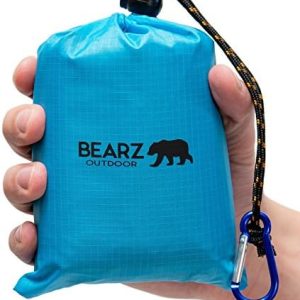 Travel Blanket - Pocket Sized Beach Blanket Camping Blanket, Waterproof Picnic Blanket, Sandproof Beach Mat - Camping Gadgets & Festival Hiking Accessories