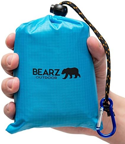 Travel Blanket - Pocket Sized Beach Blanket Camping Blanket, Waterproof Picnic Blanket, Sandproof Beach Mat - Camping Gadgets & Festival Hiking Accessories