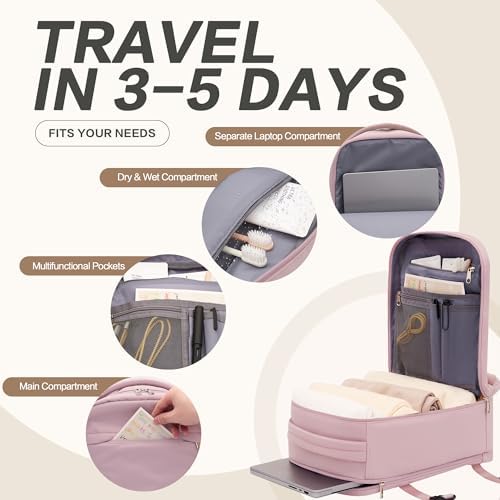 for Ryanair Cabin Bags 40x20x25 Underseat Carry On Travel Backpack for Ryanair Cabin Size Hand Luggage Backpack Flight Bag with with Anti Theft Pocket - Image 3