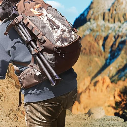 Portal Folding Stool Camping Stool Collapsible Tripod Portable Lightweight Fold away Small Chair Pop up Travel Seat for Hiking Backpacking Fishing Walking Events Festival Load 102KG - Image 8