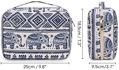 Travel Hanging Toiletry Wash Bag Makeup Cosmetic Organizer for Women Waterproof (Elephant) - Image 7