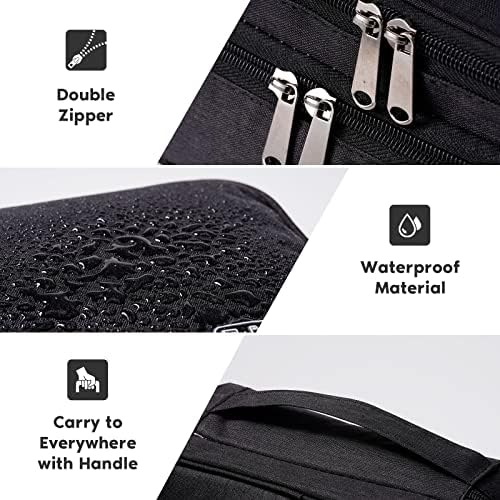 OrgaWise Accessories Bag Travel Electronics Organiser 3 Layer Cables Case for Power Bank, Camera, Ipad and Memory Card - Grey Electronic Case with 2 pcs Data Line Protect Sets - Image 3