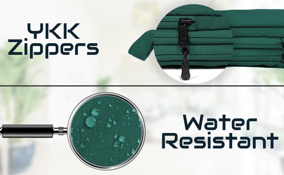 Double Compression Packing Cubes for Suitcases - 5 Waterproof Suitcase Organiser Bags - Perfect Dividers for Packing Bags for Travel - Large Travel Packing Cubes for Backpack (Green) - Image 4
