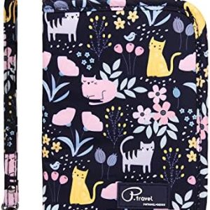 Travel Passport Wallet, Family Passport Holder Document Organizer - Cat Printed