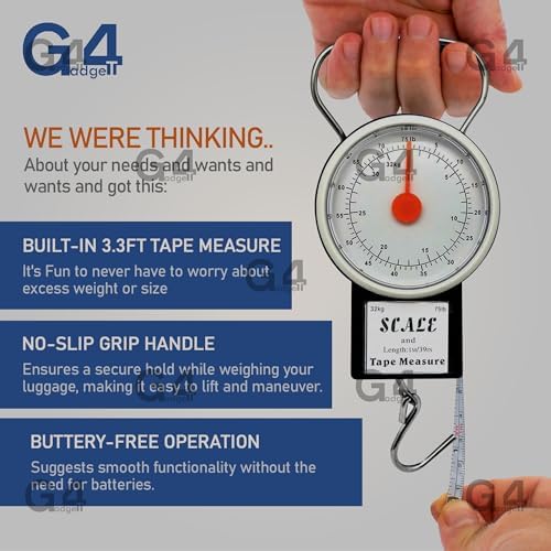 New Portable Travel Suitcase Baggage Luggage Weighing Scale Hook Weight Scale Hand Held Compact 32 KG - Image 3