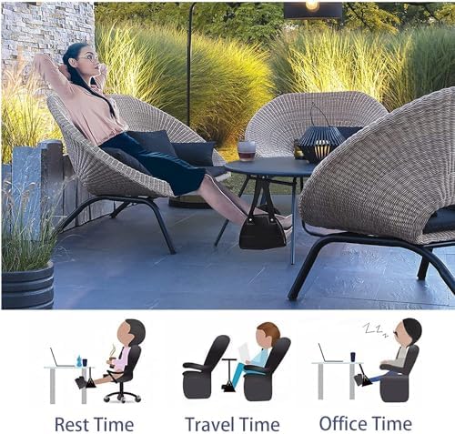 Airplane Footrest - Best Travel Essential, Airplane Travel Accessories, No Clashing Foot Hammock & Portable Plane Leg Rest, Provides Relaxation and Comfortable for Long Flight - Image 7