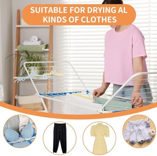 20 PCS Folding Clothes Hangers, Portable Travel Coat Hanger, 10 Color Foldable Space Saving Coat Hanger for Home Travel Outdoor Camping Holiday Travel Accessories Cruise Essentials - Image 7